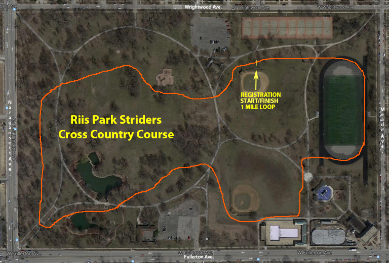 Riis Park Striders Cross-Country Course